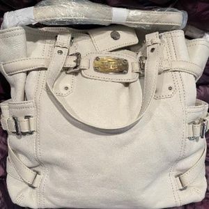 Michael Kors Brand New (NWT) Leather Shoulder Bag Color: Bone